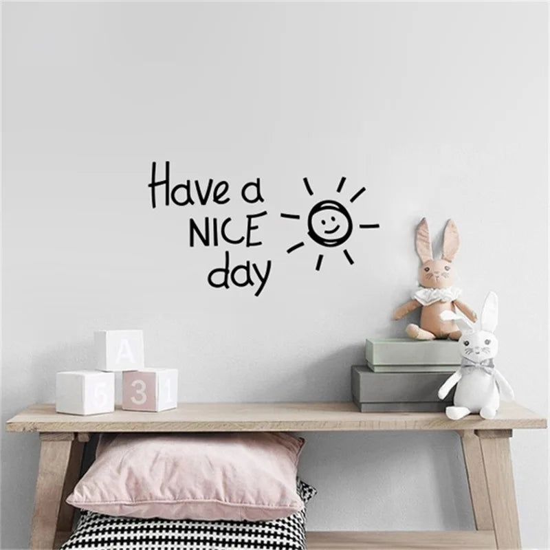 Have a Nice Day Wall Sticker - Vivreux Interior