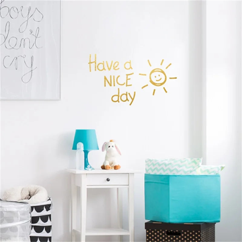 Have a Nice Day Wall Sticker - Vivreux Interior