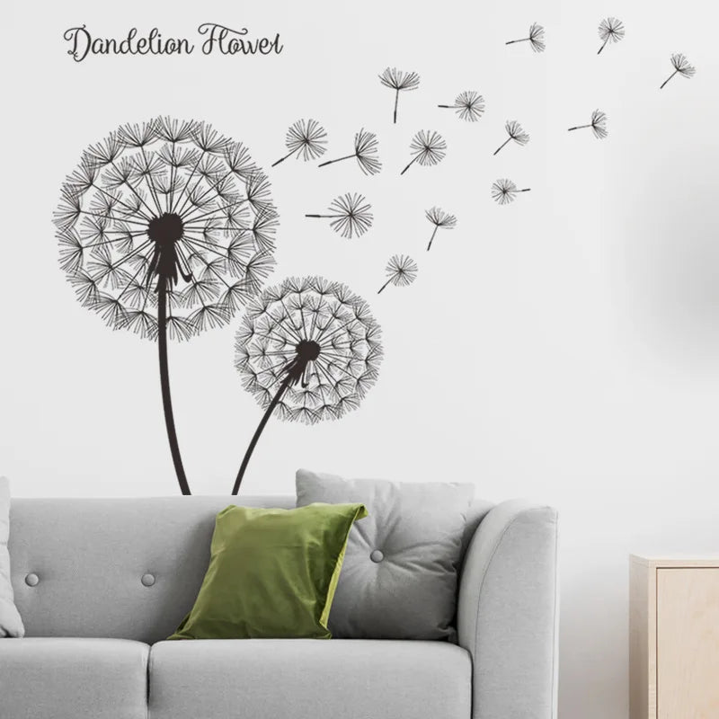 Flying Dandelions Wall Stickers - Vivreux Interior