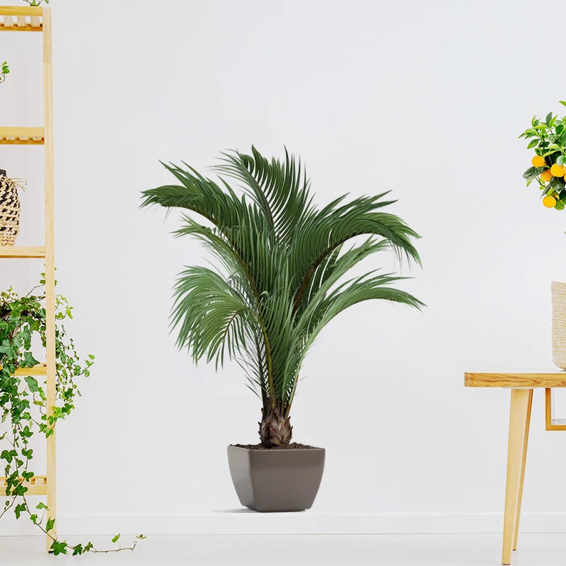 Green Plant Potted Wall Sticker - Vivreux Interior