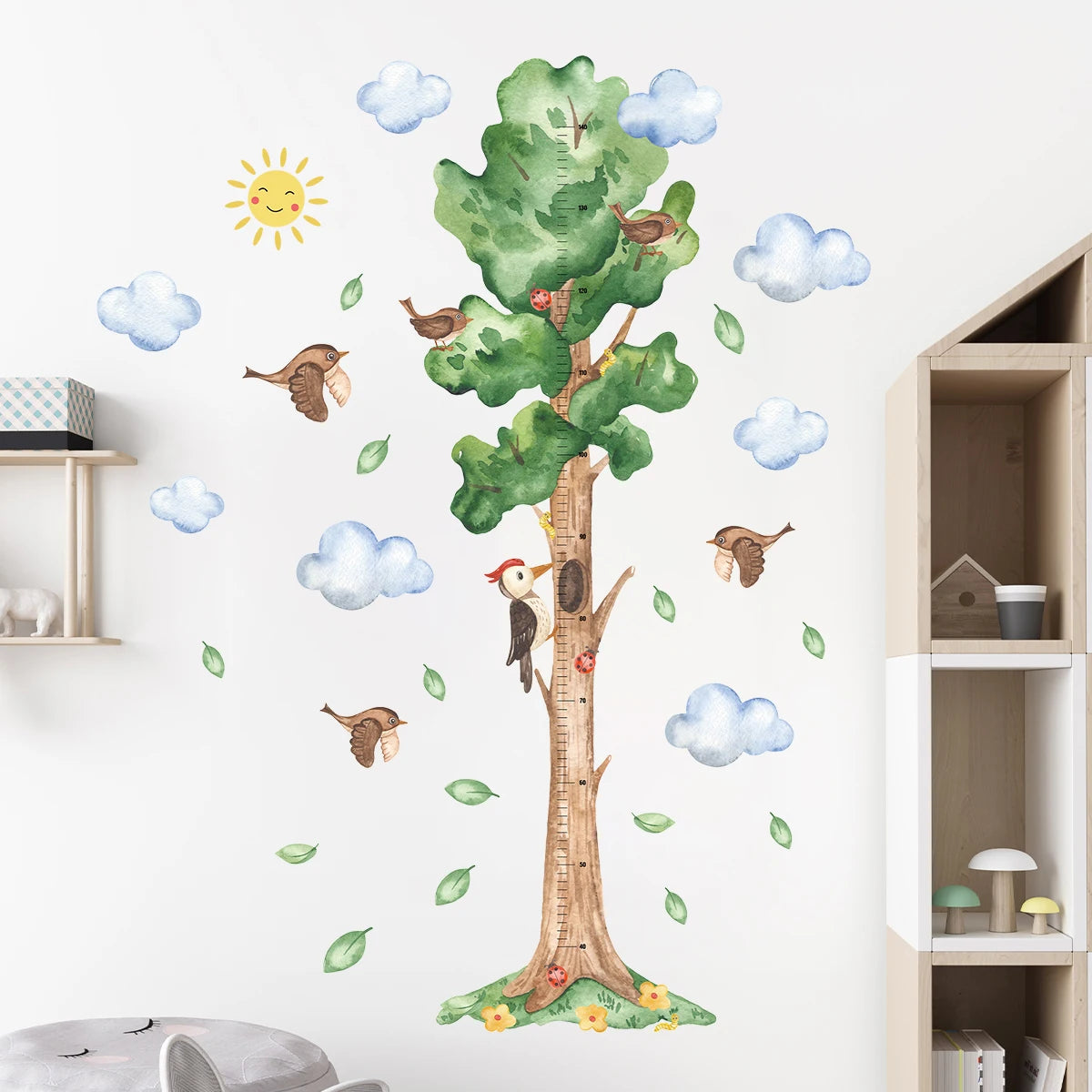 Tree and Birds Wall Sticker Set - Vivreux Interior