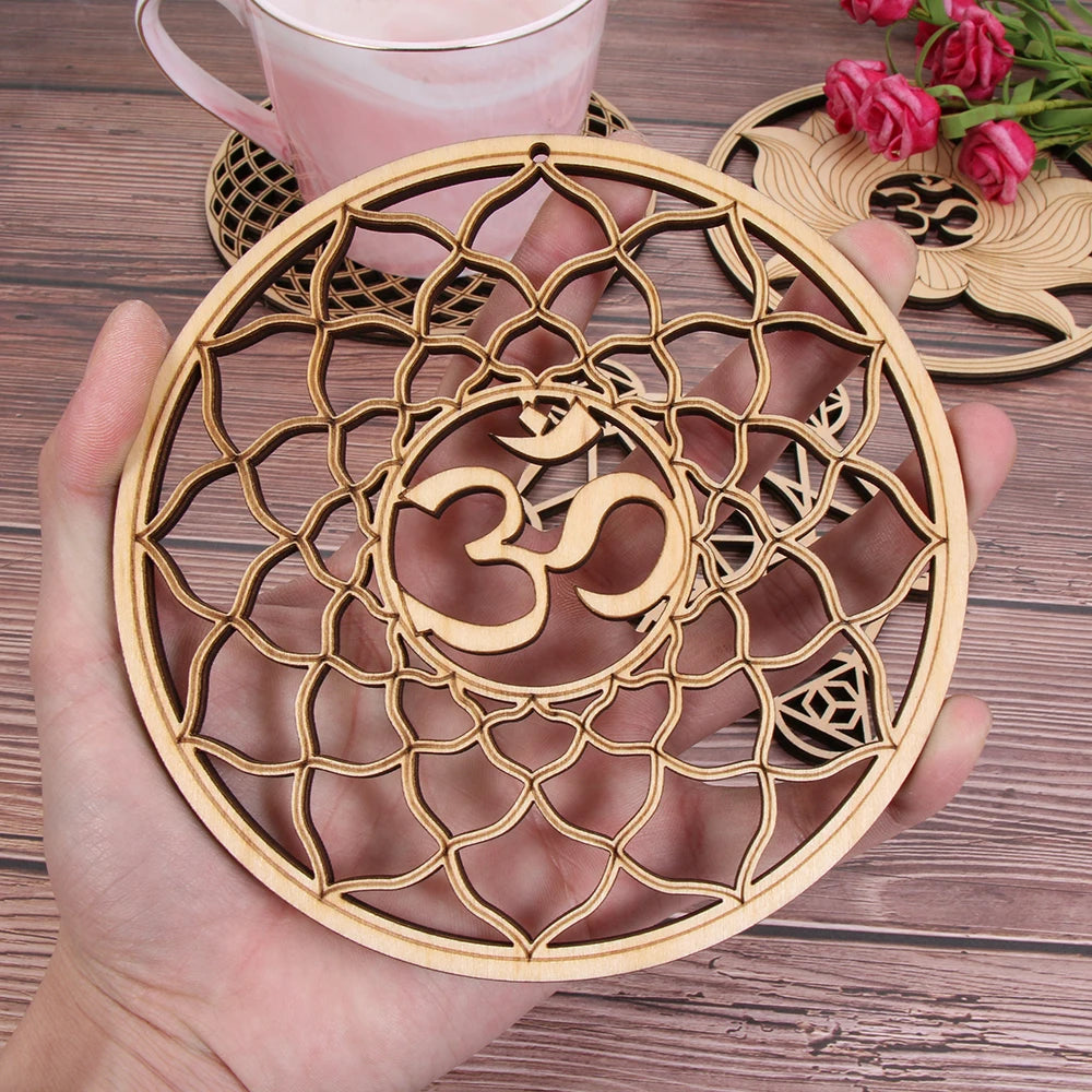 Laser Cut Wooden Coaster - Vivreux Interior