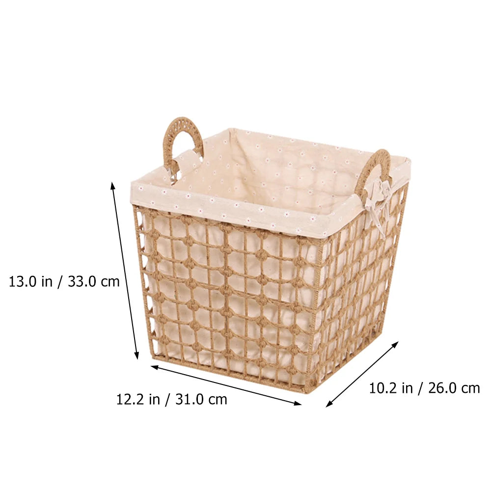 Woven Laundry Basket - Vivreux Interior