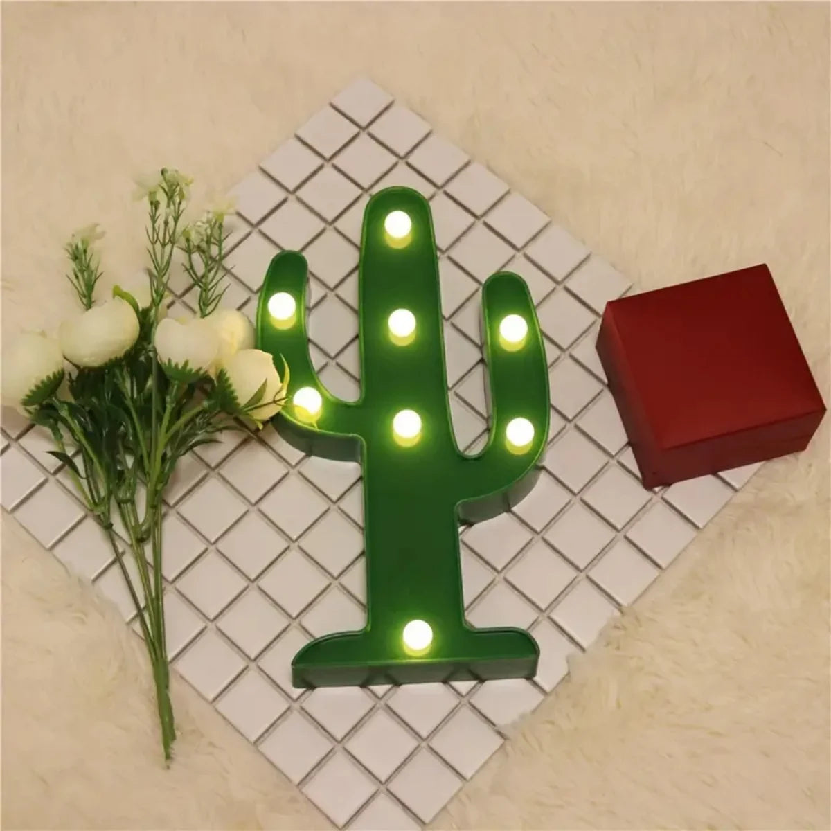 Cactus Night Light - Vivreux Interior