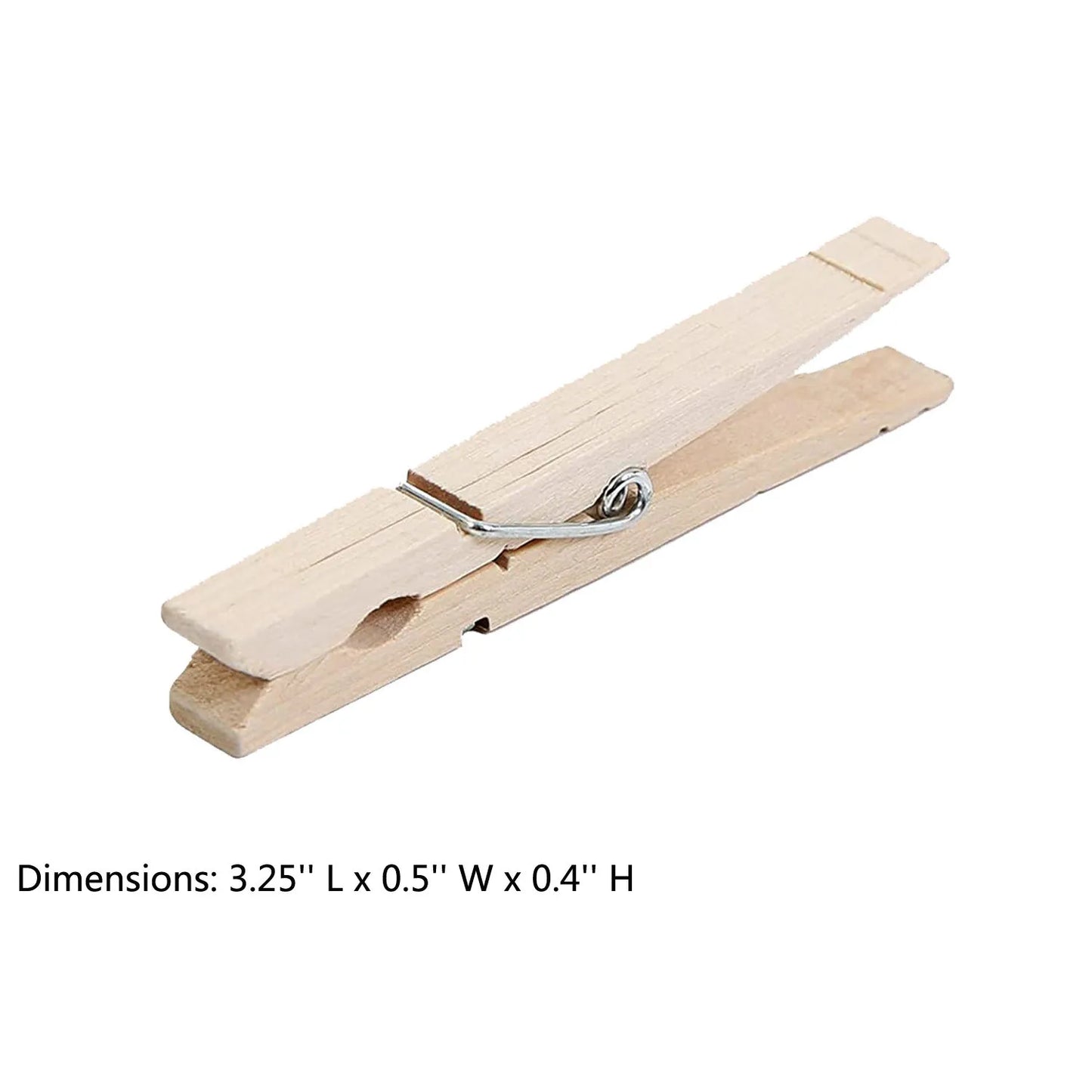 24 Pack Wooden Clothes Pegs - Vivreux Interior