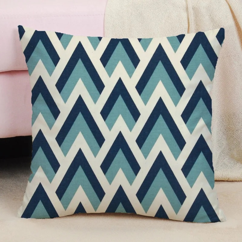 Geometric Pattern Pillowcase - Vivreux Interior