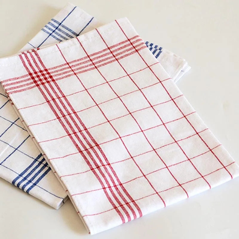 Classic Square Pattern Kitchen Towel - Vivreux Interior