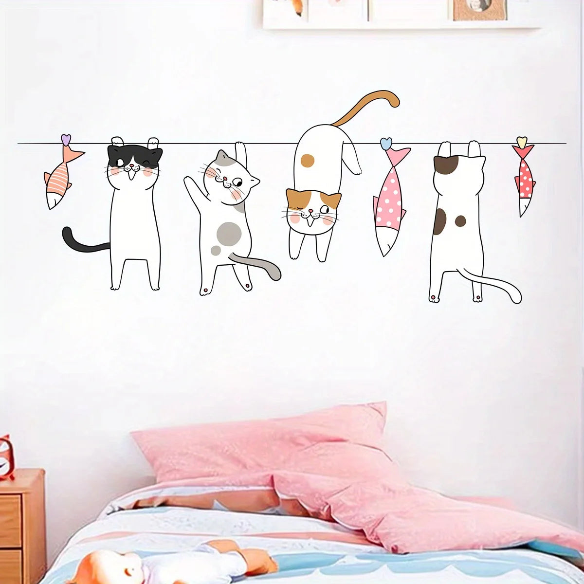Hanging Cats Wall Sticker - Vivreux Interior