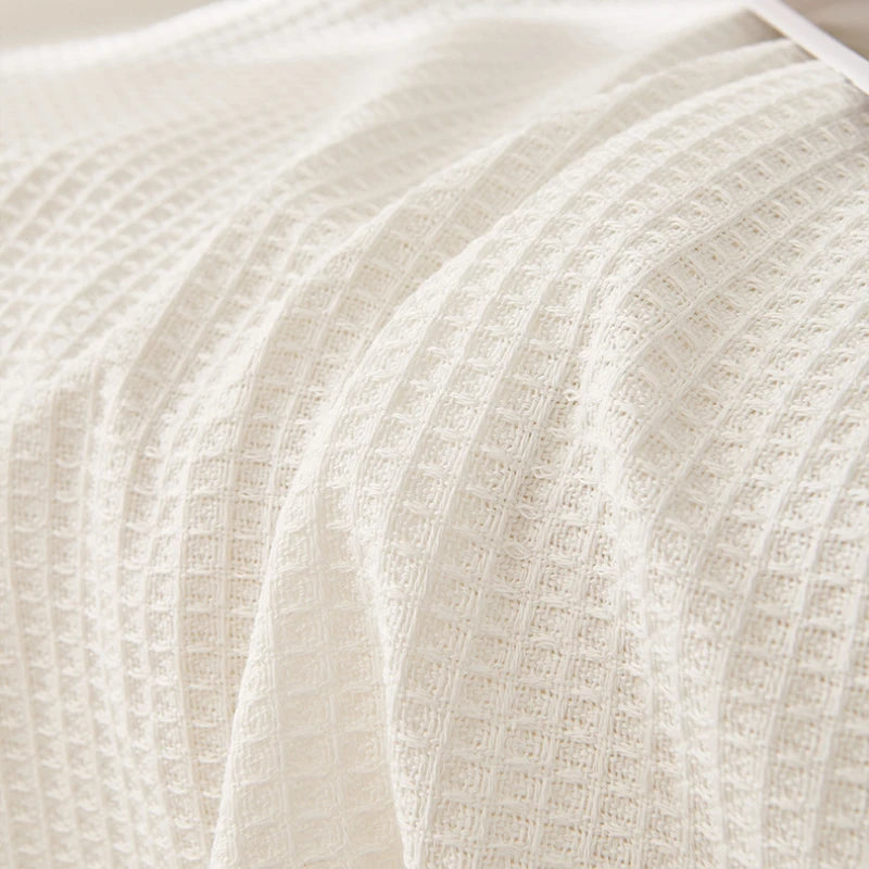 Woven Cotton Blanket - Vivreux Interior