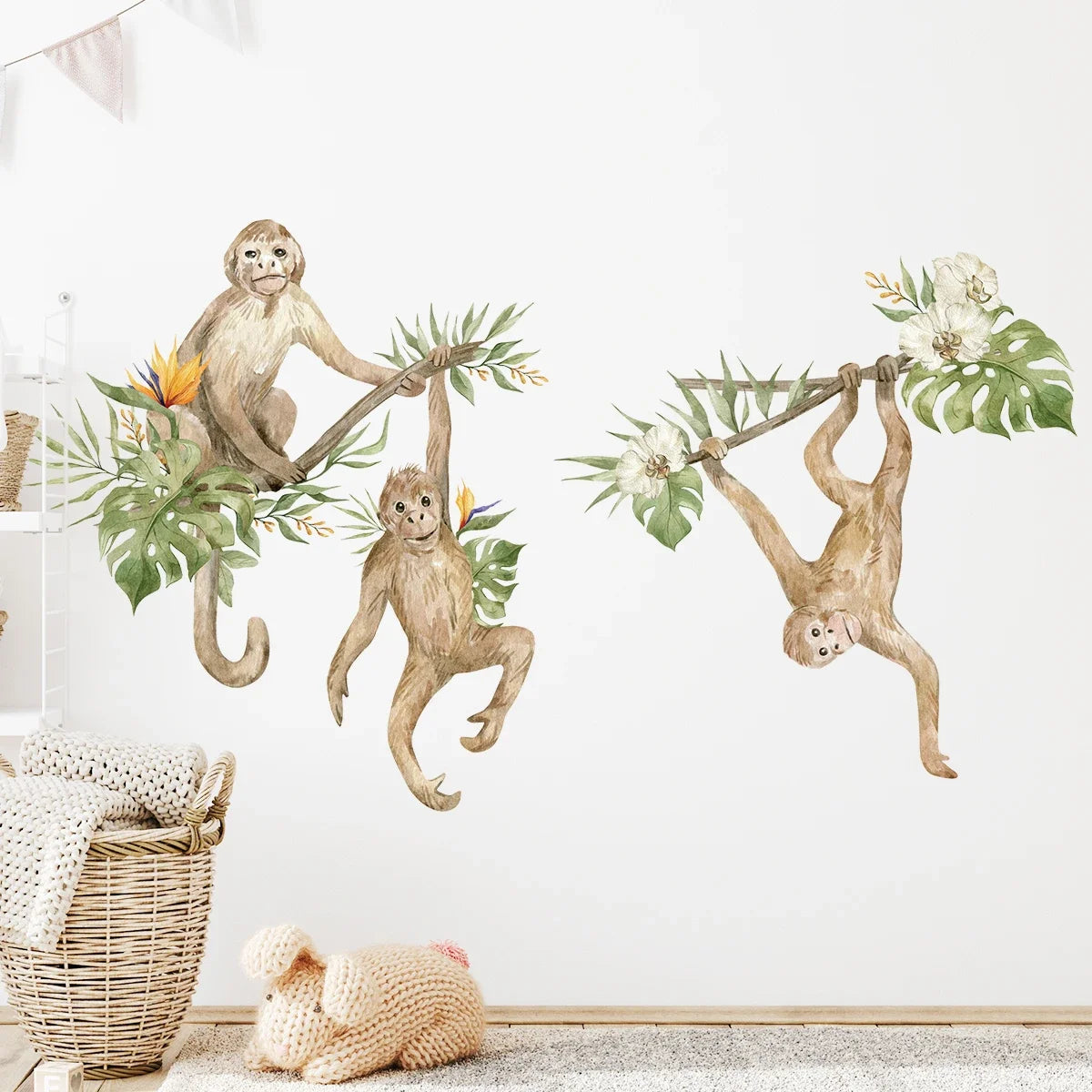 Monkey Tree Wall Sticker - Vivreux Interior