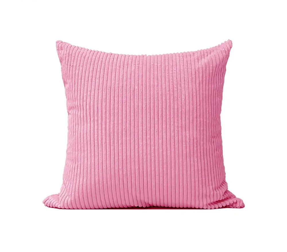 Corduroy Textured Pillowcase - Vivreux Interior