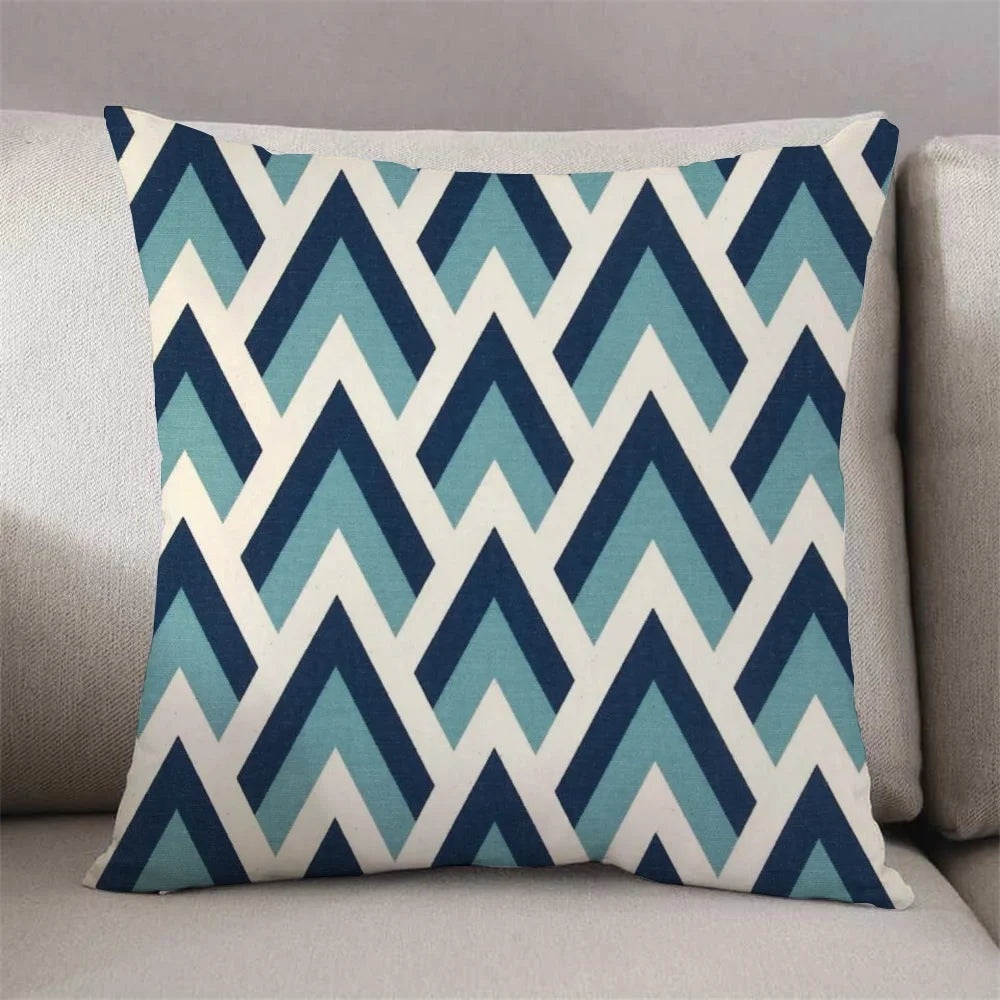 Geometric Pattern Pillowcase - Vivreux Interior