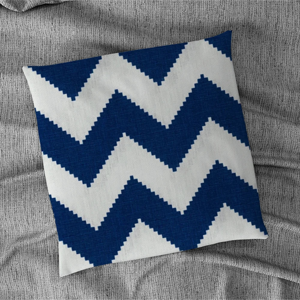 Geometric Pattern Pillowcase - Vivreux Interior