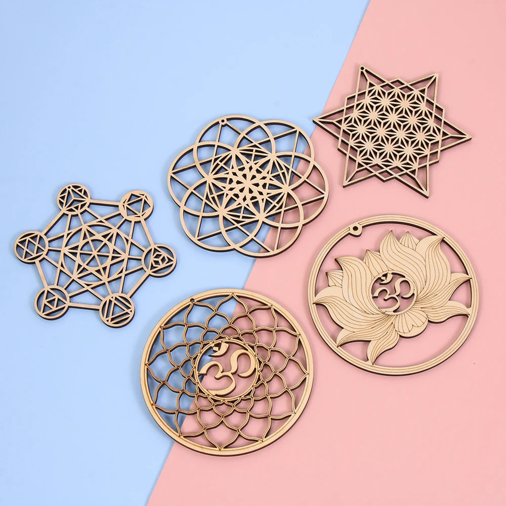 Laser Cut Wooden Coaster - Vivreux Interior