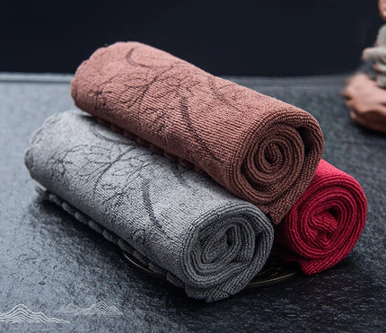 Chinese Flower Pattern Kitchen Towel - Vivreux Interior