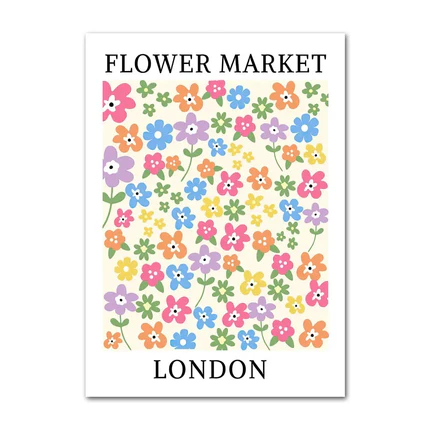 Matisse Flower Market Wall Art - Vivreux Interior