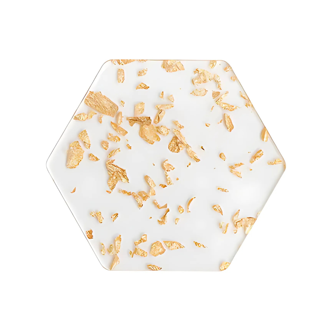 Gold Leaf Coaster - Vivreux Interior