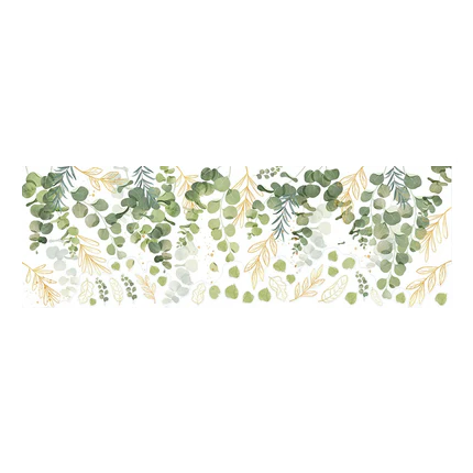 Green Leaves Wall Sticker - Vivreux Interior