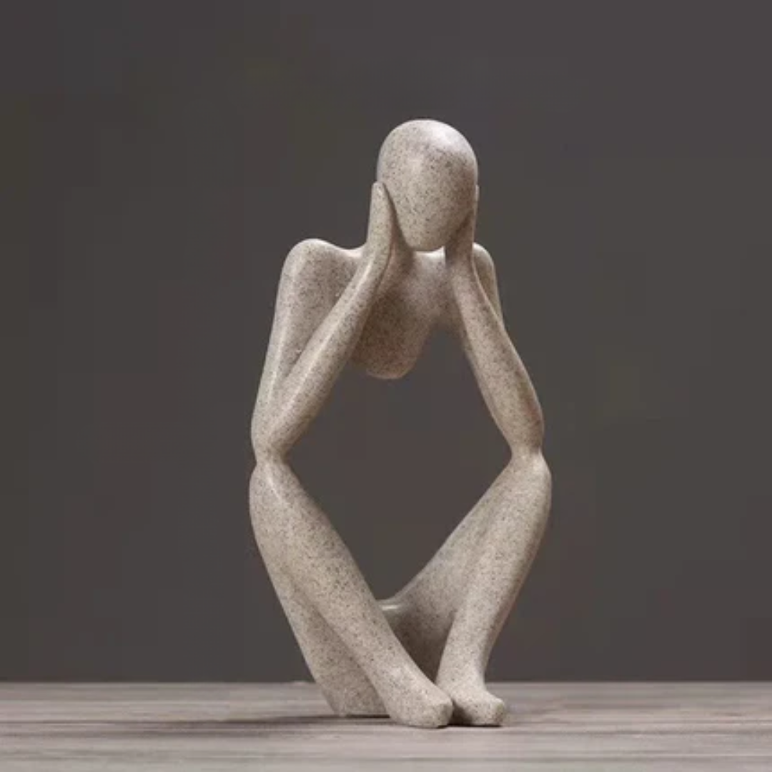Abstract Thinker Sculptures - Vivreux Interior