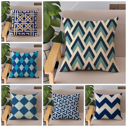 Geometric Pattern Pillowcase - Vivreux Interior