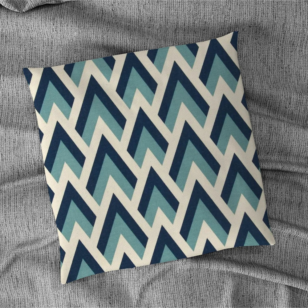 Geometric Pattern Pillowcase - Vivreux Interior