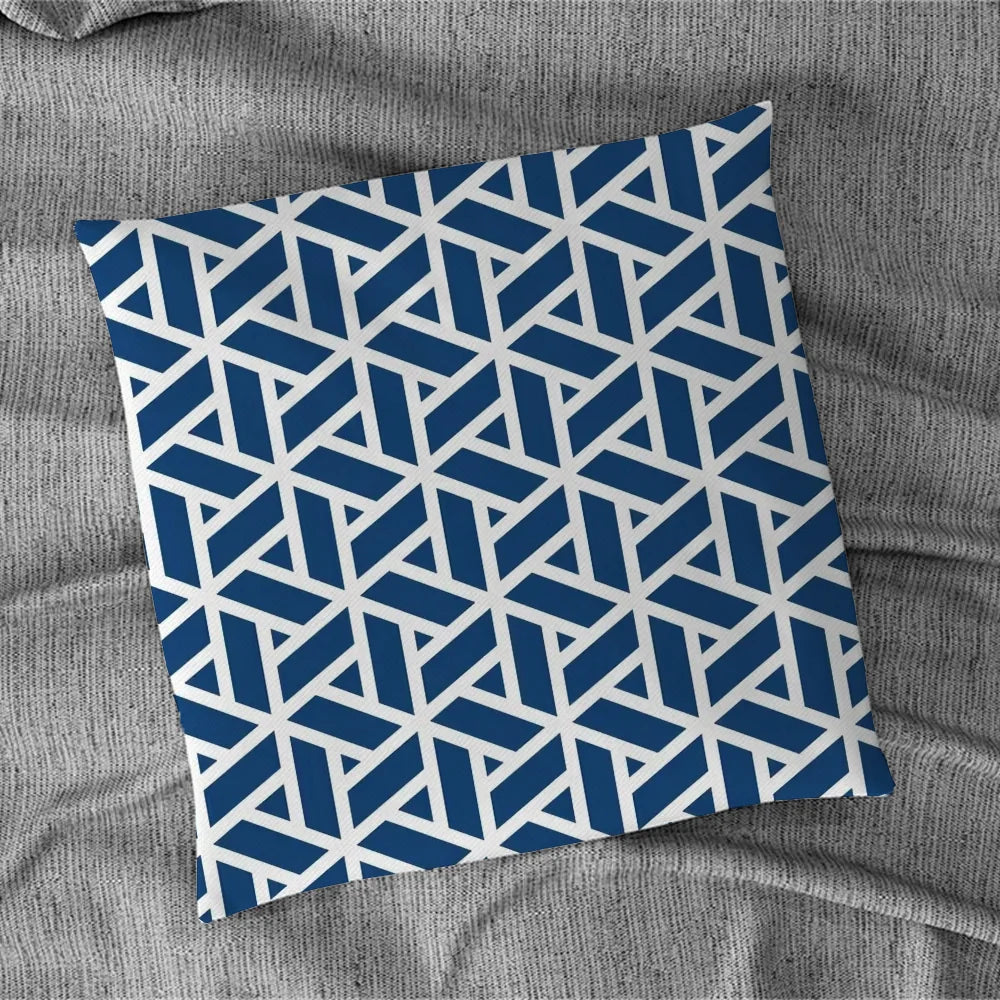 Geometric Pattern Pillowcase - Vivreux Interior